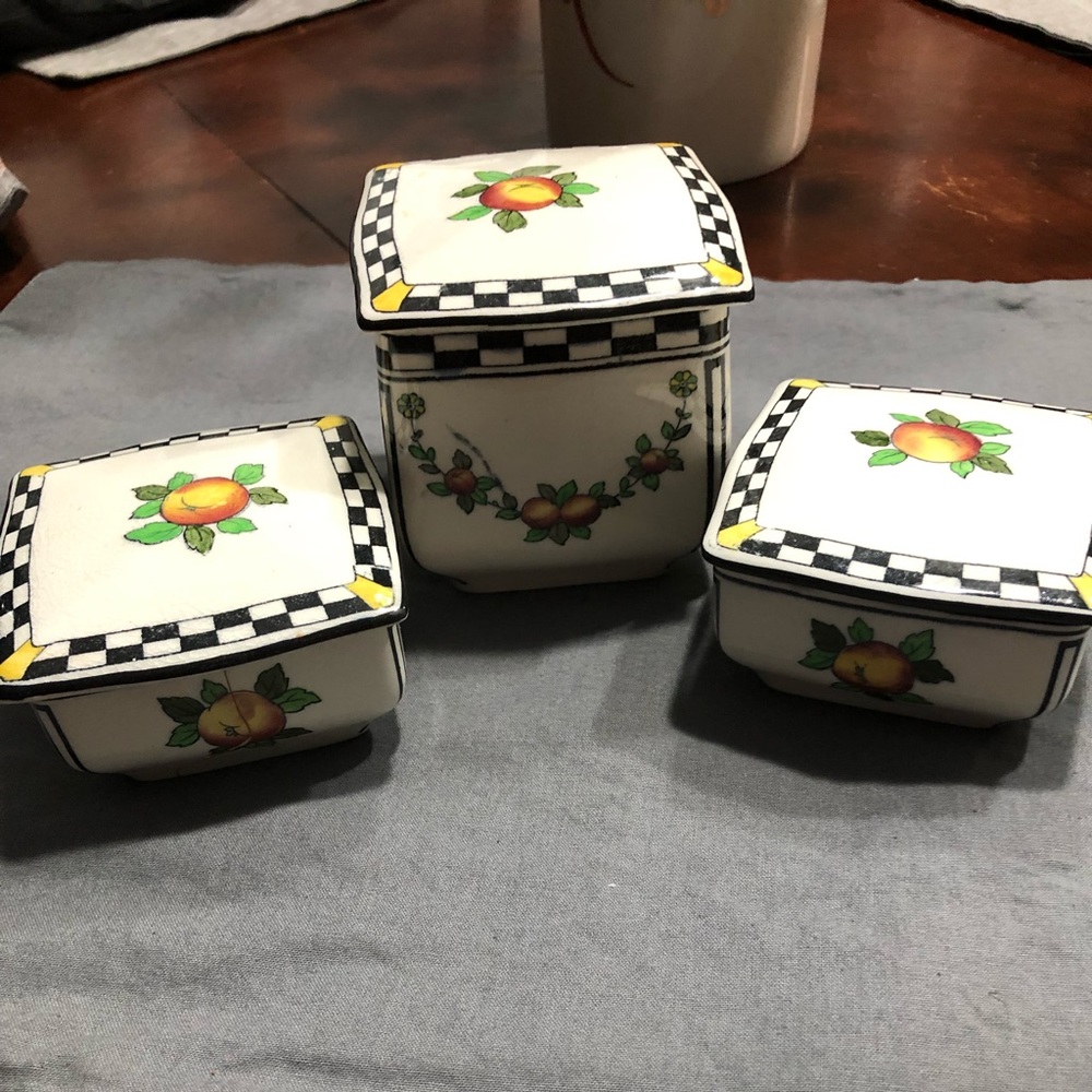 Vintage Royal Doulton Georgia 3pc Covered Dish